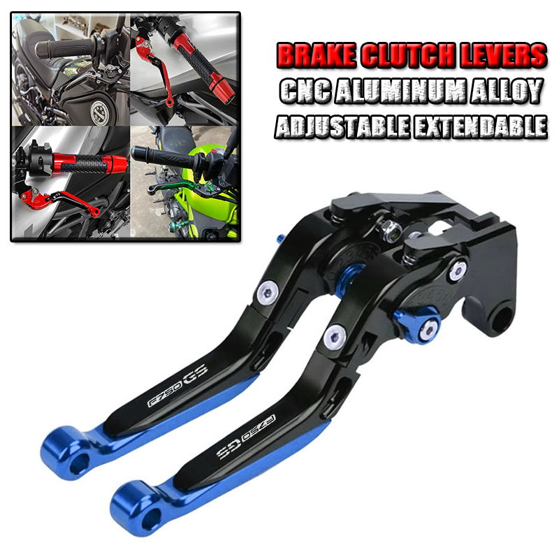 Cnc Aluminum Adjustable Brake Clutch Levers - BMW F750GS F 750 GS 2018-現在クラッチレバーブレーキレバーセット調節可能な折りたたみハンドルレバーオートバイアクセサリー部品