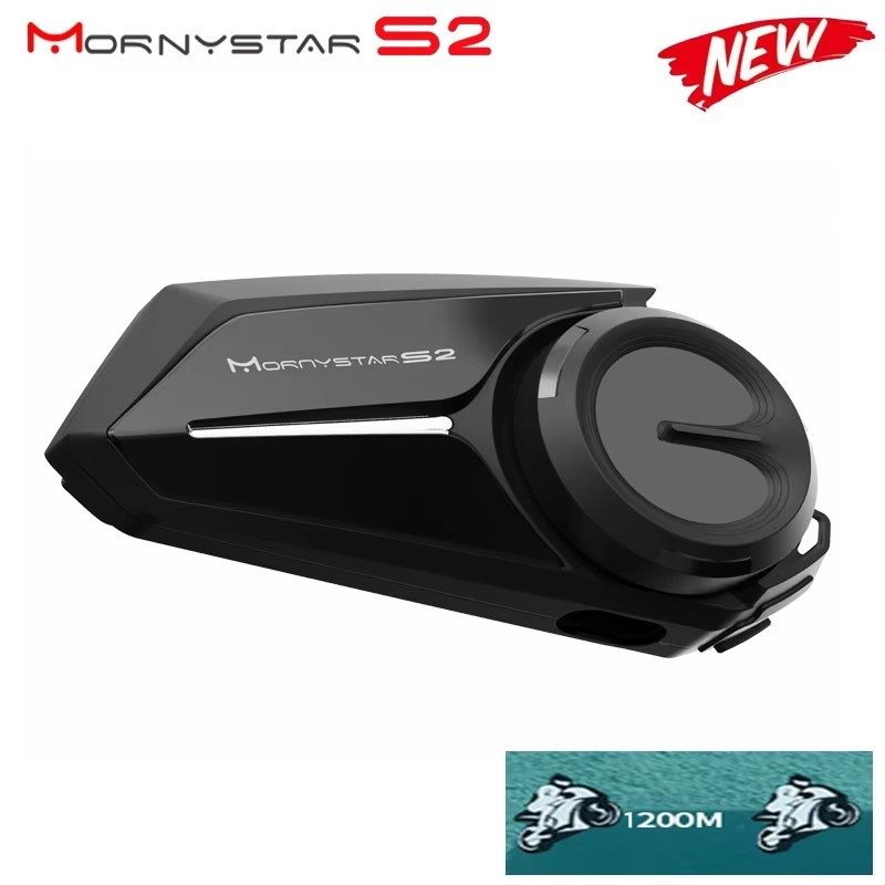 Mornystar S2 ヘルメットヘッドセットオートバイイ - Full Face Motorcycle Helmet With Bluetooth のレビューと価格