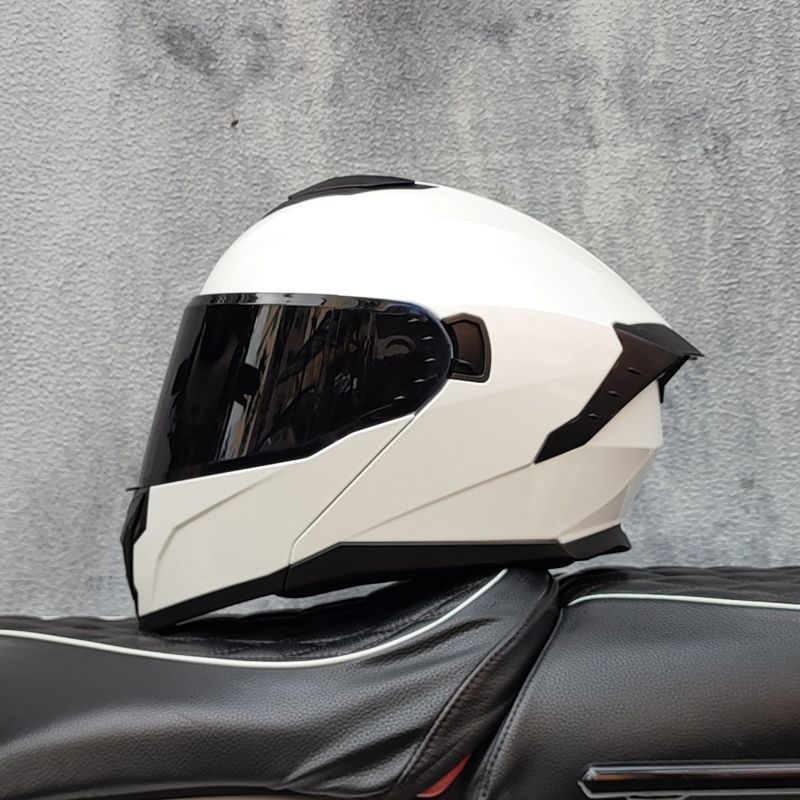 ユニセックス対応のフルフェイス型バイク用ヘルメット。クイック - Quick Release Buckle Motorcycle Helmet のレビューと価格