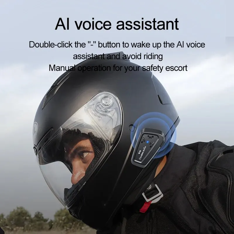 Y06バイクヘルメット用Bluetoothヘッドセット、ノイ - Full Face Motorcycle Helmet With Bluetooth のレビューと価格