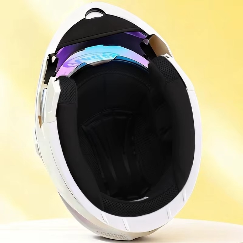 フリップアップ式モジュラーバイクヘルメット、男女兼用、フルフ - Modular Flip Up Motorcycle Helmet Dot Approved のレビューと価格