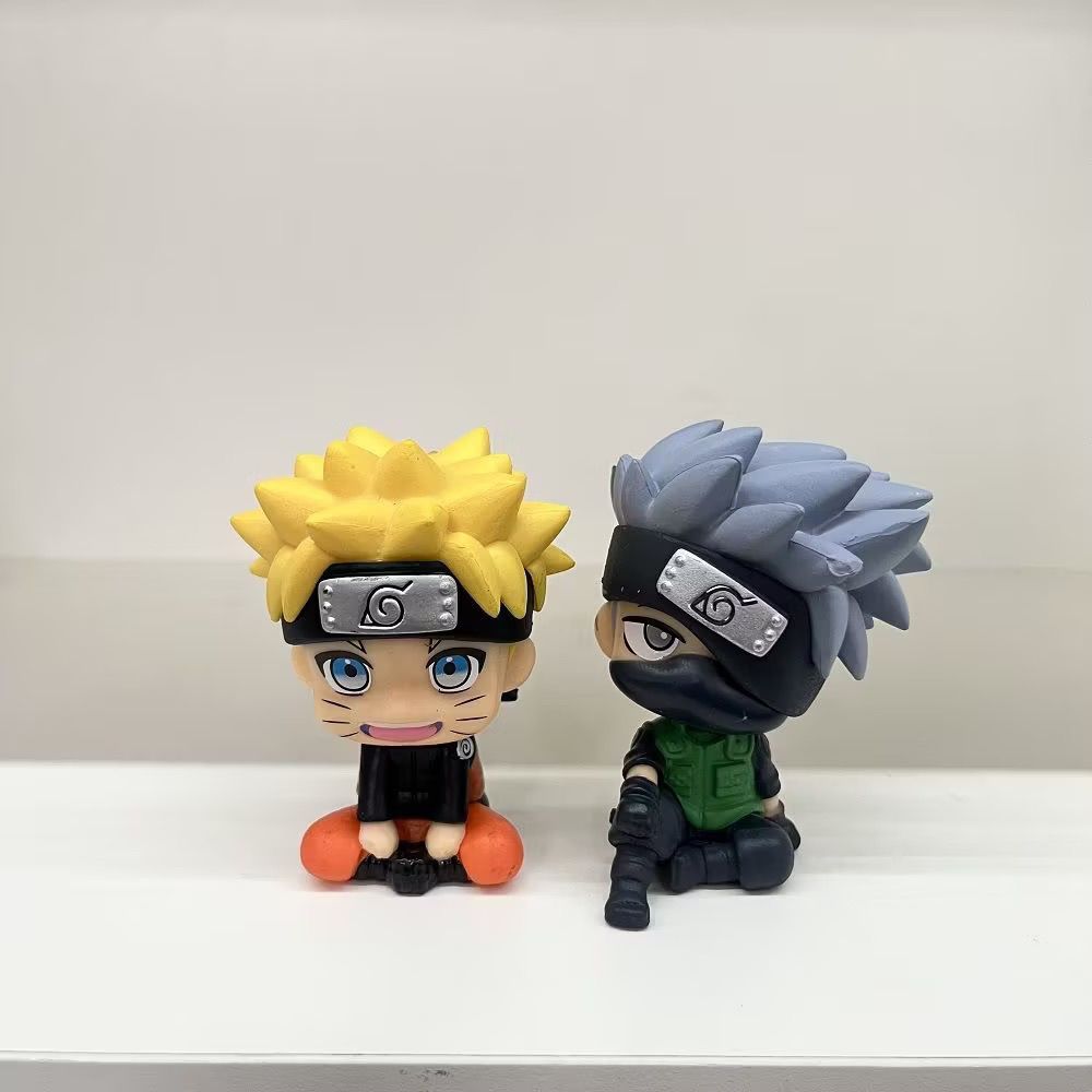 ナルト漫画かわいいフィギュアモデルカワイイ2Dちび人形車飾り - Atv Parts のレビューと価格