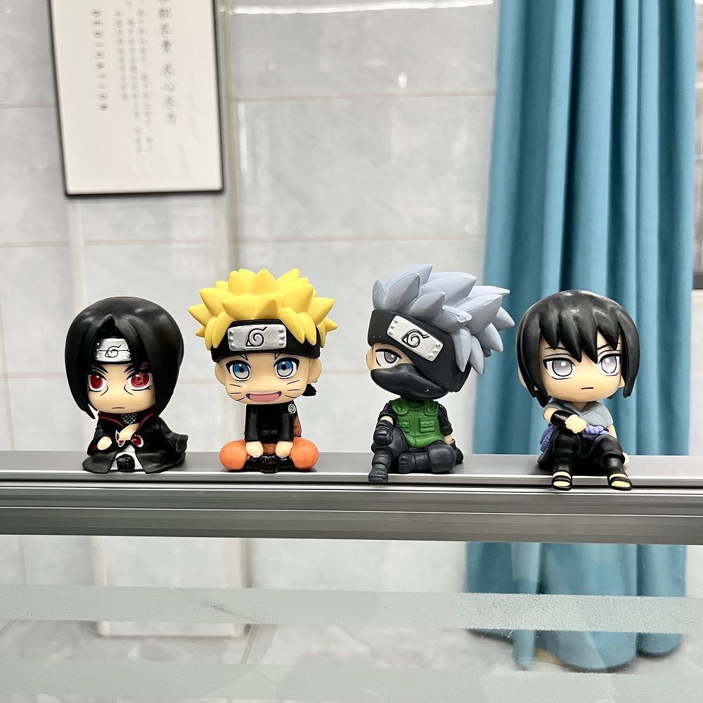 ナルト漫画かわいいフィギュアモデルカワイイ2Dちび人形車飾り - Atv Parts のレビューと価格