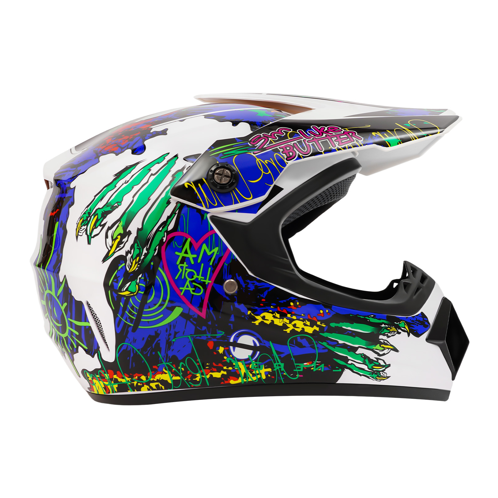 57～58cmのヘルメットセット。ゴーグルとグローブ付き。サ - Off Road Motocross Helmet Goggles Set のレビューと価格